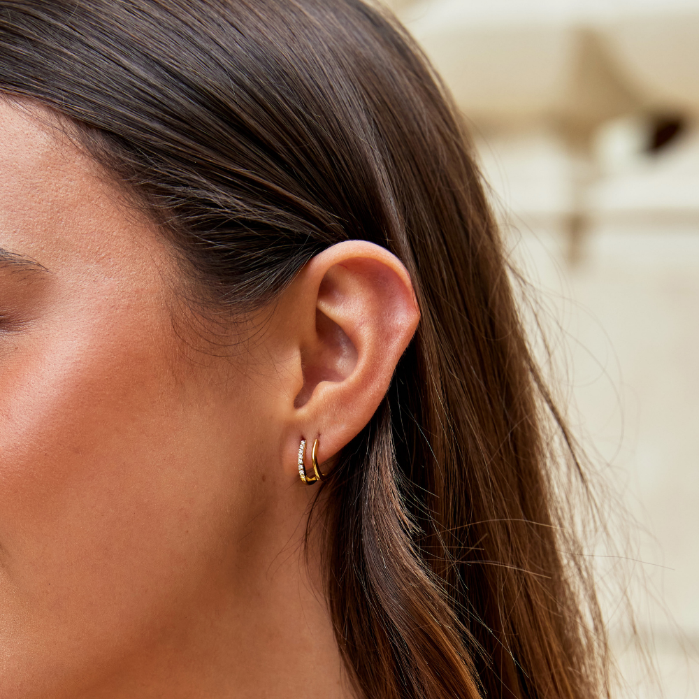 CLAW™ – GOLD & CRYSTAL EARRINGS