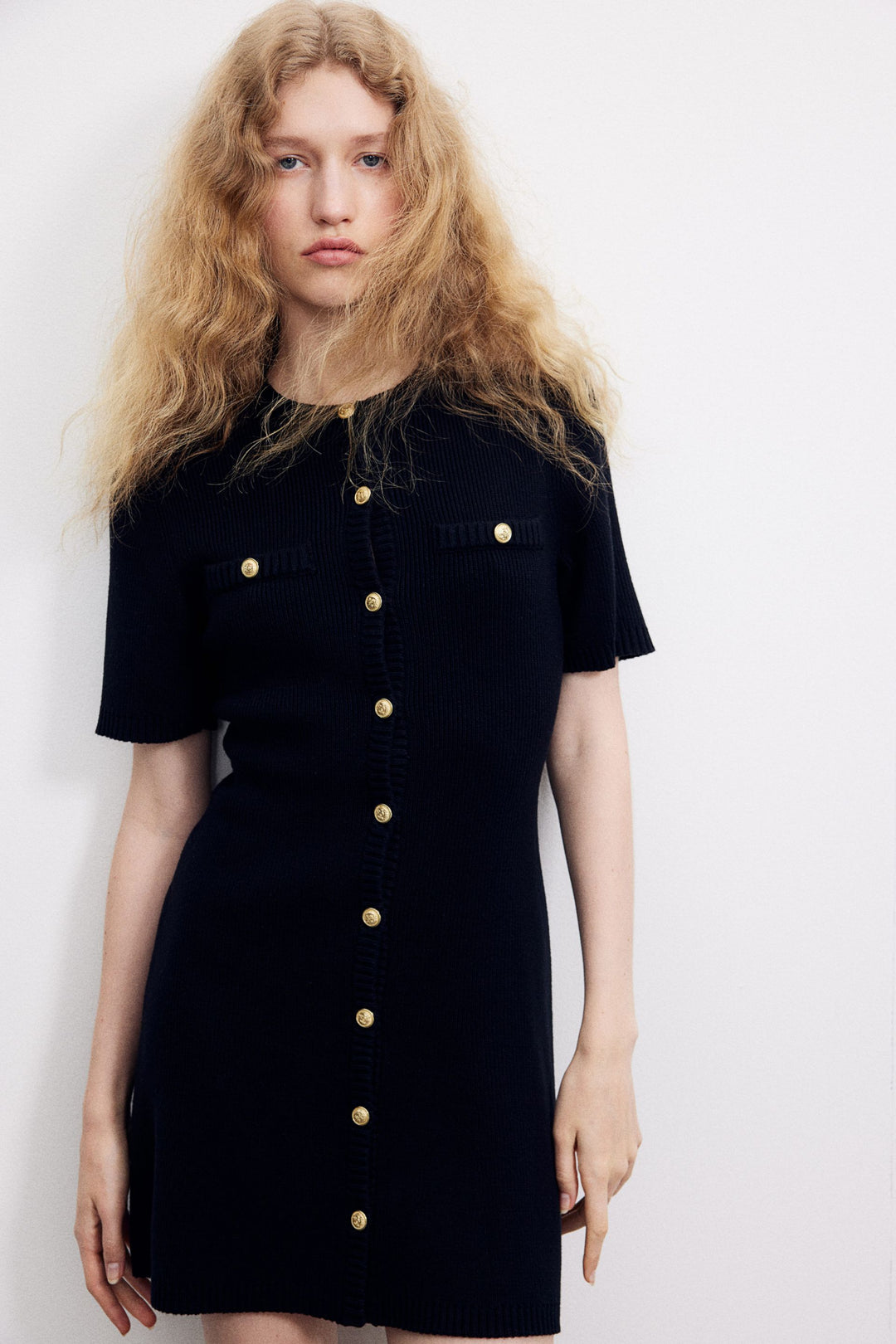 JADE™ – MIDI DRESS IN RIBBED KNIT