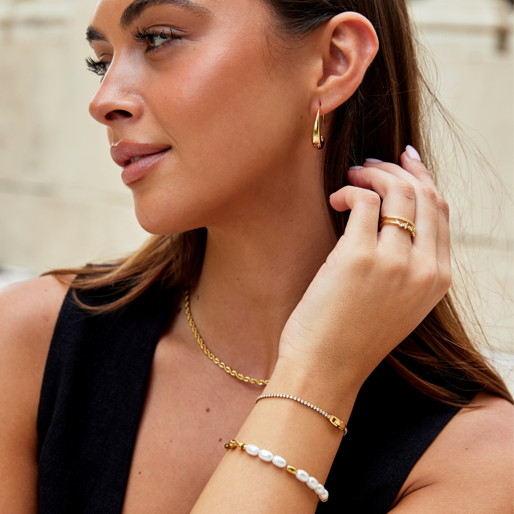 NIYAH™ – CRYSTAL GOLD BRACELET