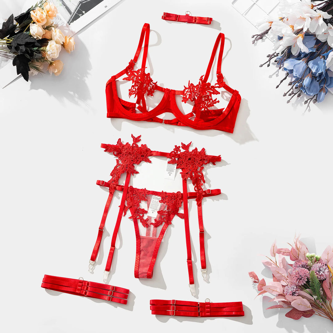 ELENA™ – 3-PIECE FRENCH LINGERIE SET
