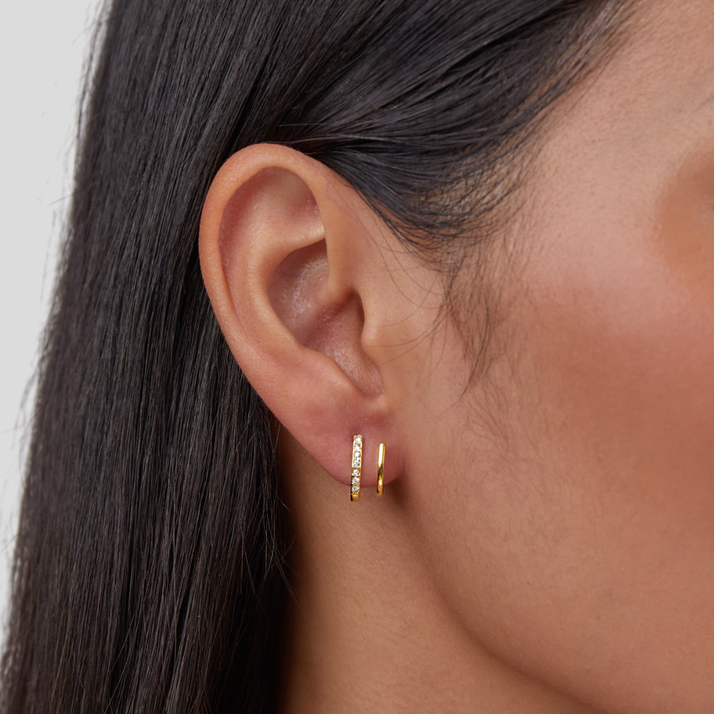 CLAW™ – GOLD & CRYSTAL EARRINGS