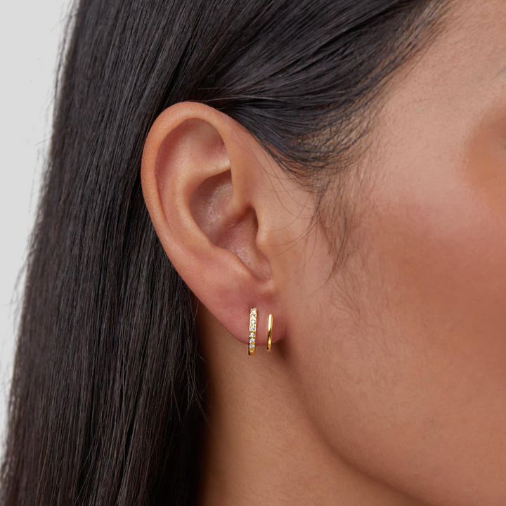 CLAW™ – GOLD & CRYSTAL EARRINGS