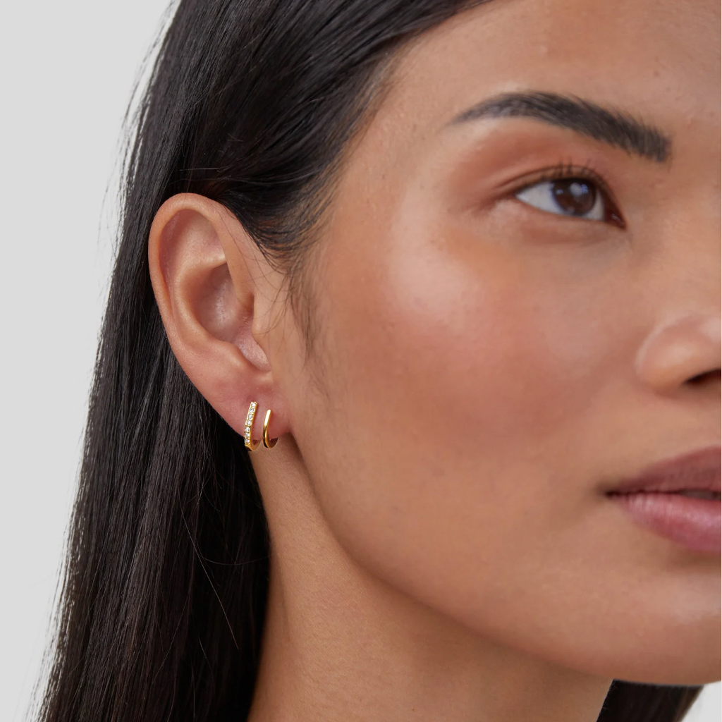 CLAW™ – GOLD & CRYSTAL EARRINGS