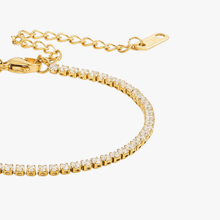 CORDELIA™ – GOLD TENNIS BRACELET