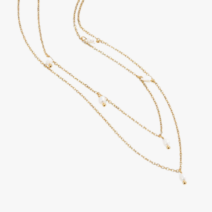 KAY™ – PEARL DROP LAYERED NECKLACE