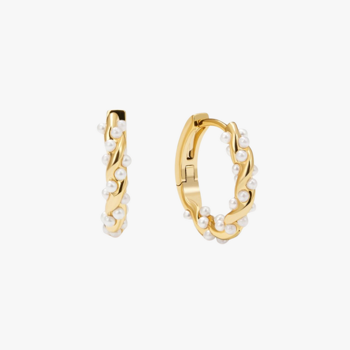 VALE™ – PEARL HOOP EARRINGS
