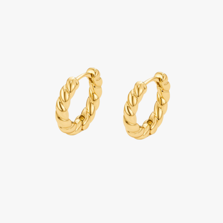 LUNA™ – GOLD TWIST EARRINGS