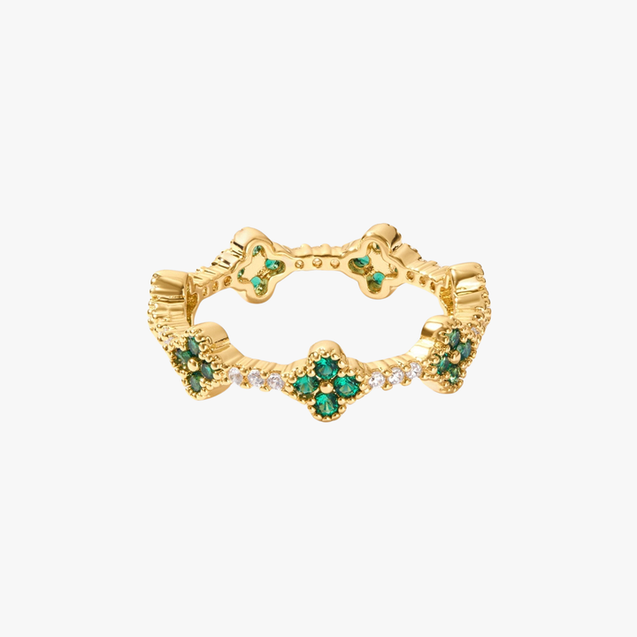 LUCKY™ – CLOVER CRYSTAL RING
