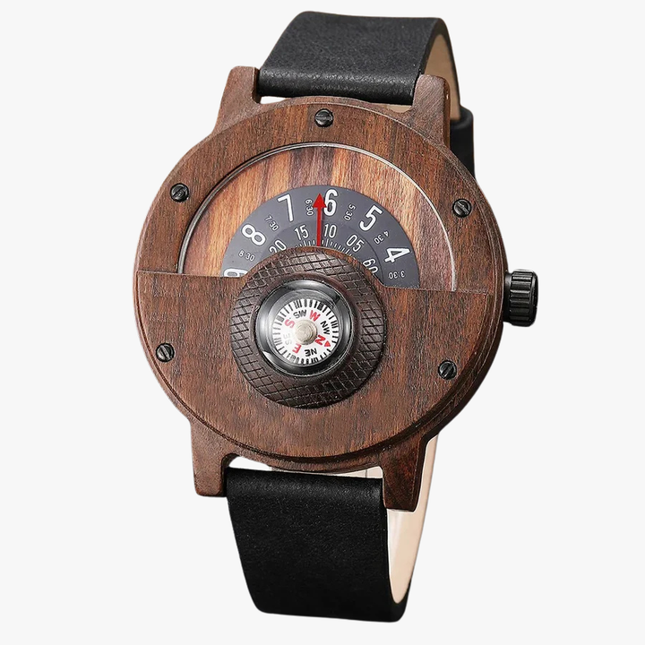 RAMON™ – WOODEN WATCH WITH LEATHER STRAP