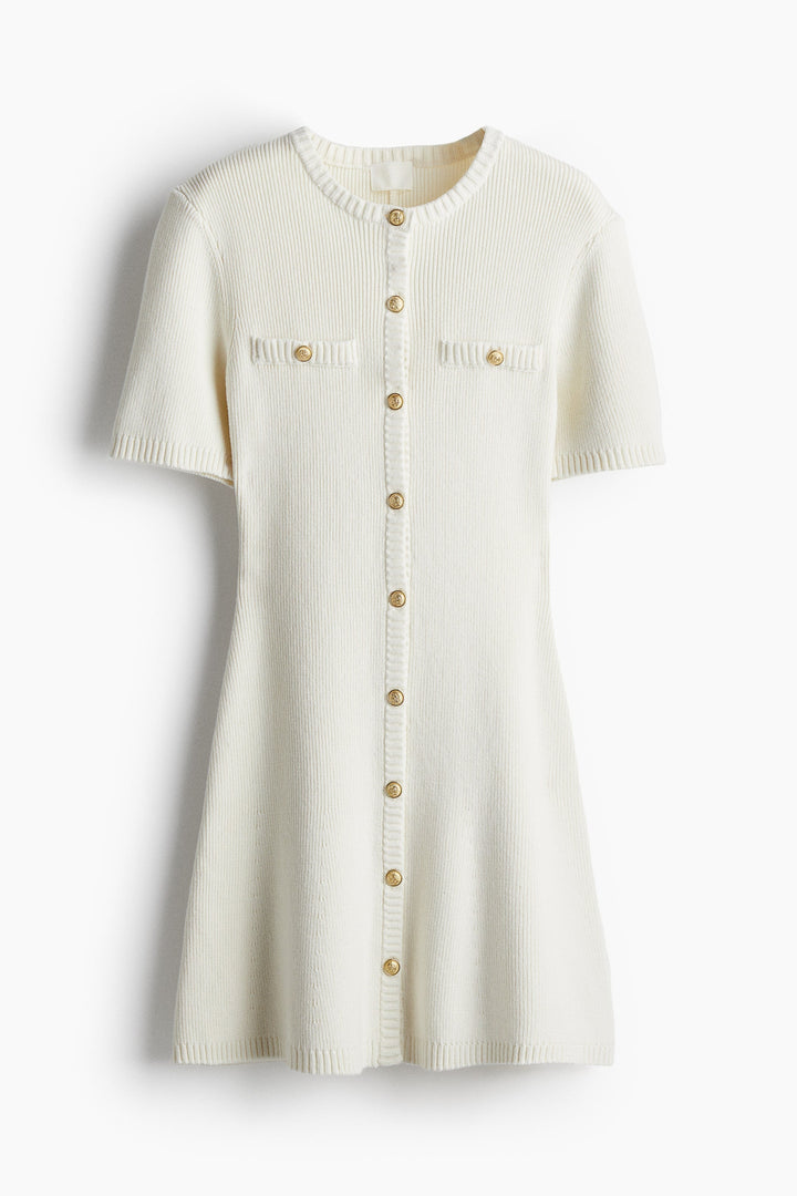JADE™ – MIDI DRESS IN RIBBED KNIT
