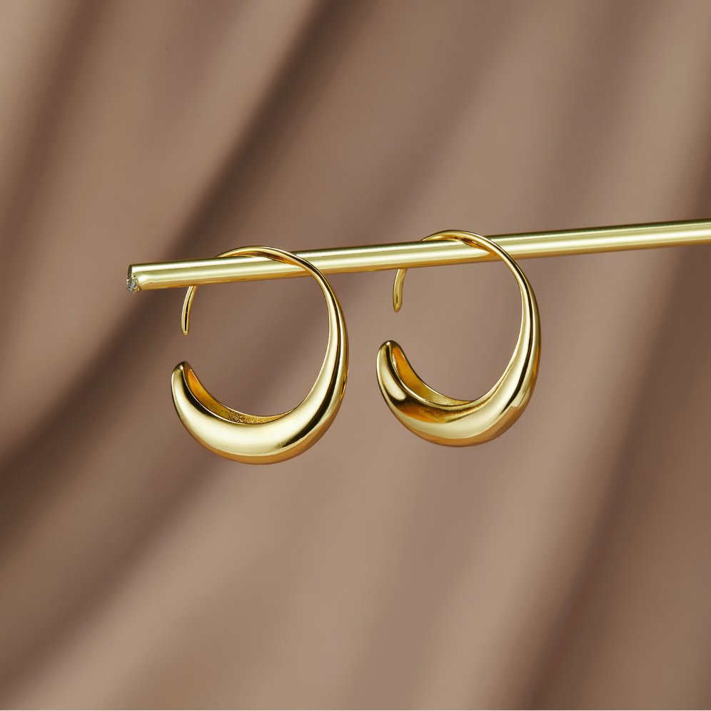 CINA™ – DROP HOOP EARRINGS