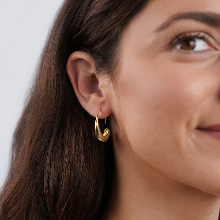 CINA™ – DROP HOOP EARRINGS
