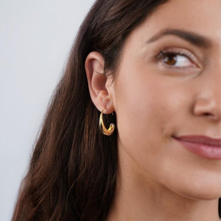 CINA™ – DROP HOOP EARRINGS