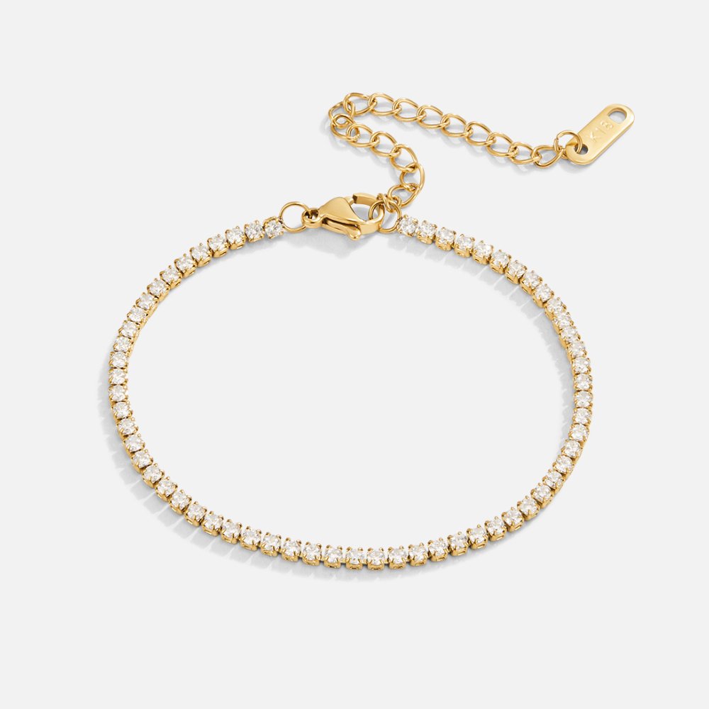 CORDELIA™ – GOLD TENNIS BRACELET