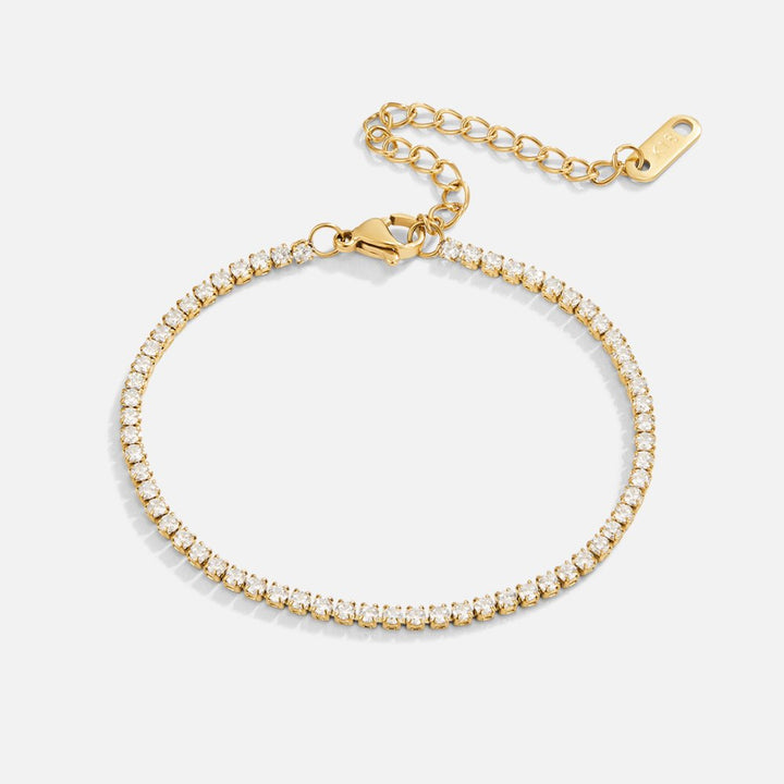 CORDELIA™ – GOLD TENNIS BRACELET