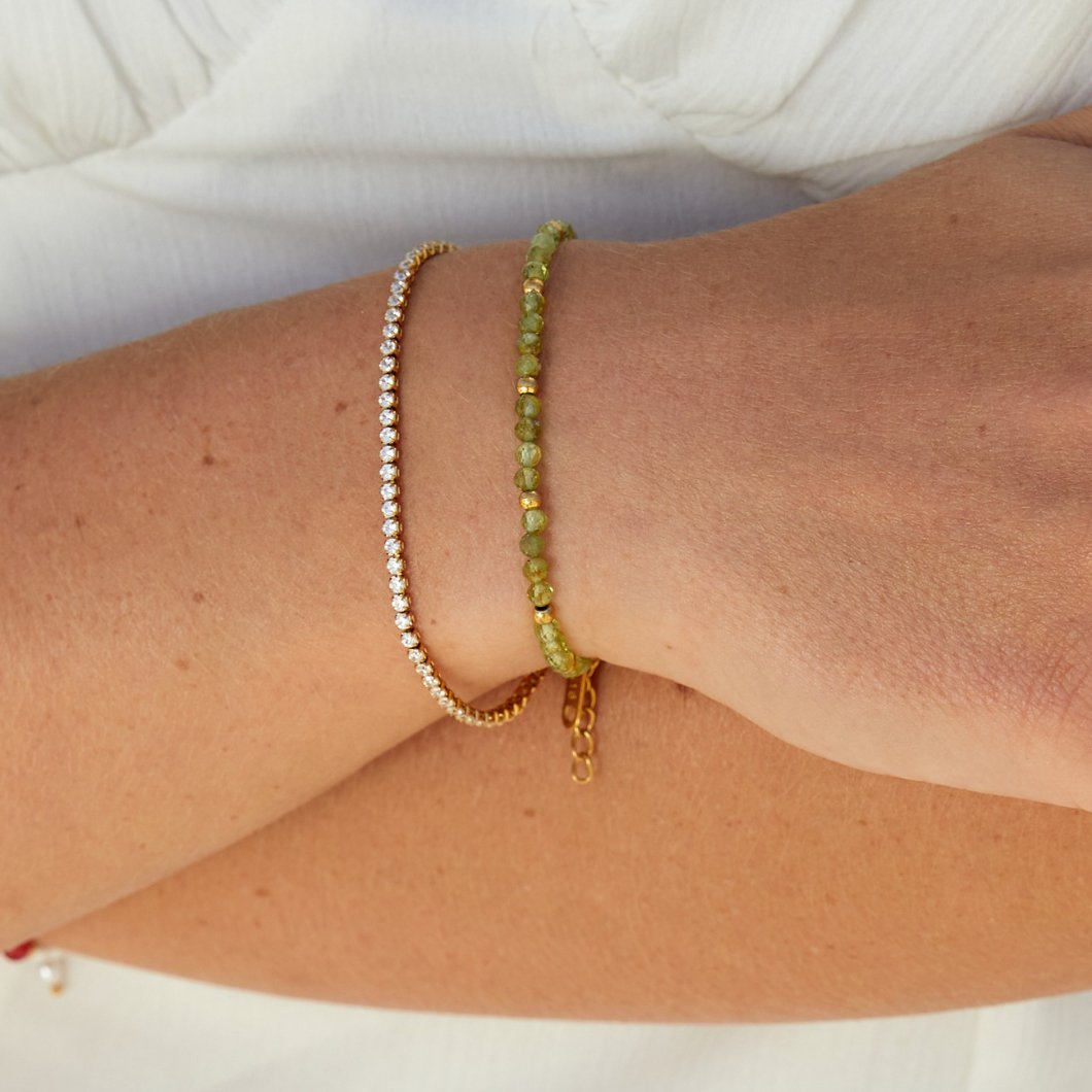 CORDELIA™ – GOLD TENNIS BRACELET