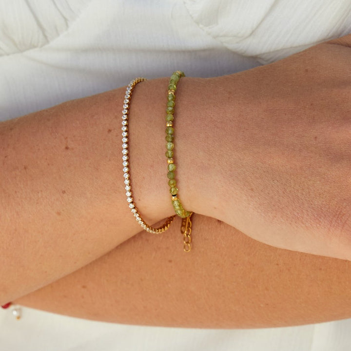 CORDELIA™ – GOLD TENNIS BRACELET