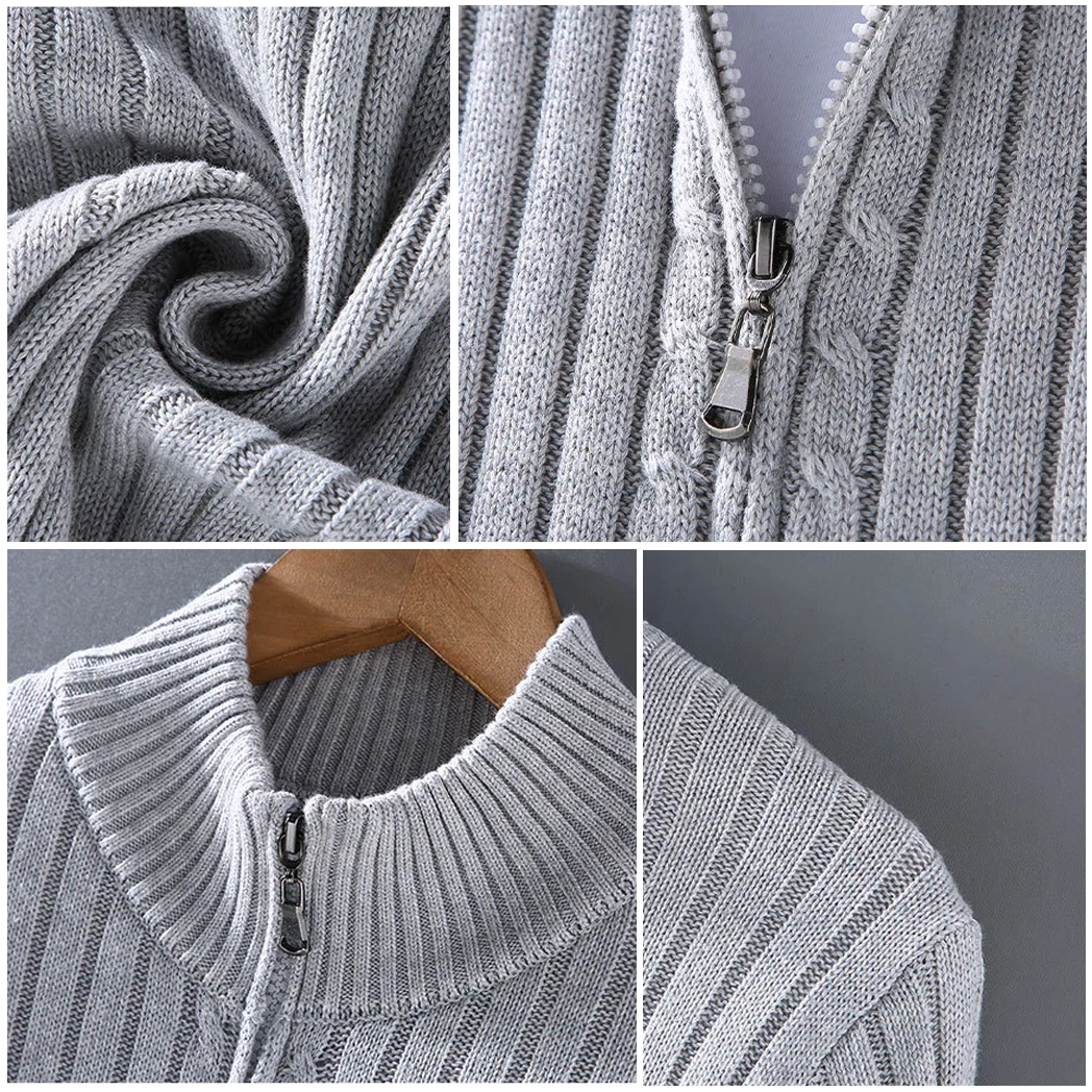 OLIVER™ – CASUAL ZIP-UP CARDIGAN