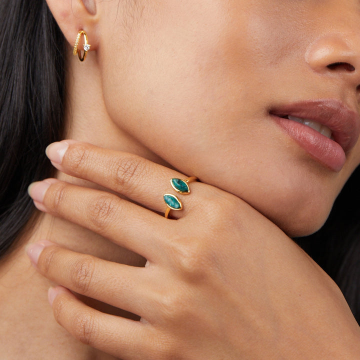 LUXE™ – GREEN WRAP RING