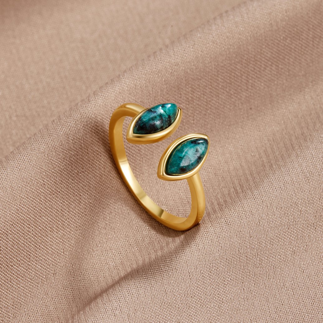 LUXE™ – GREEN WRAP RING