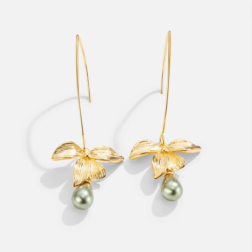 JADE™ – PEARL & PETAL DROP EARRINGS