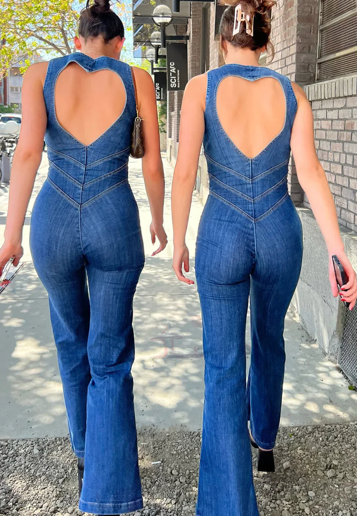 CUPIDO HEART™ – DENIM JUMPSUIT