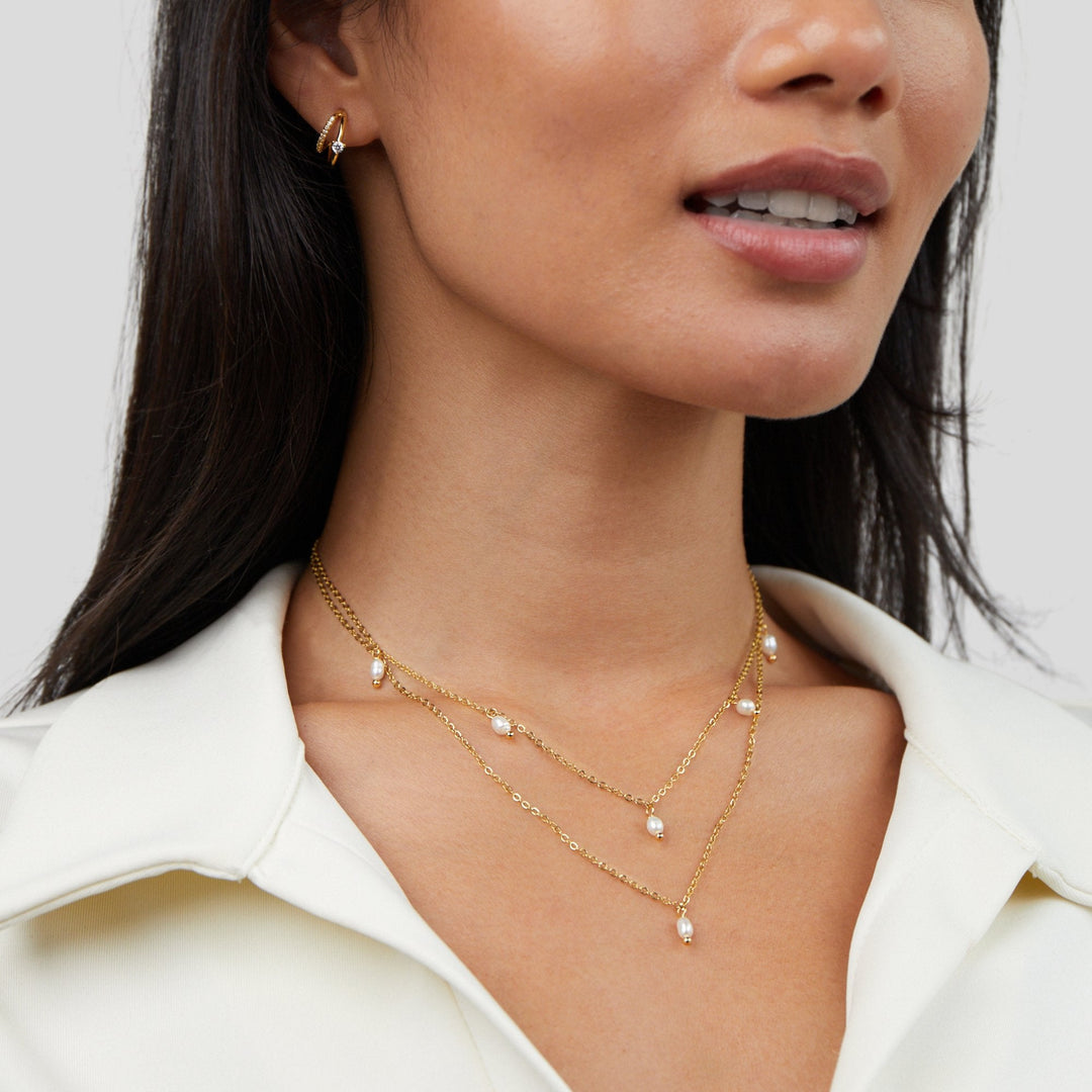 KAY™ – PEARL DROP LAYERED NECKLACE