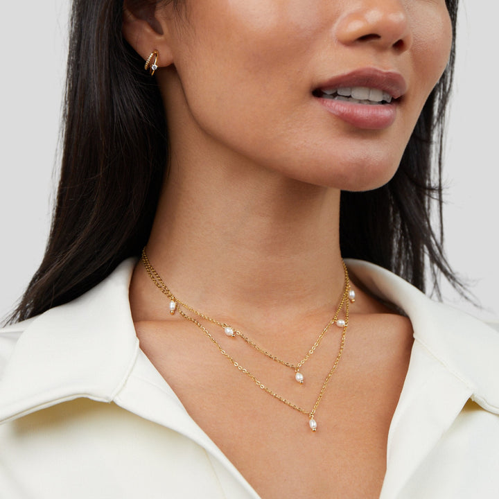 KAY™ – PEARL DROP LAYERED NECKLACE