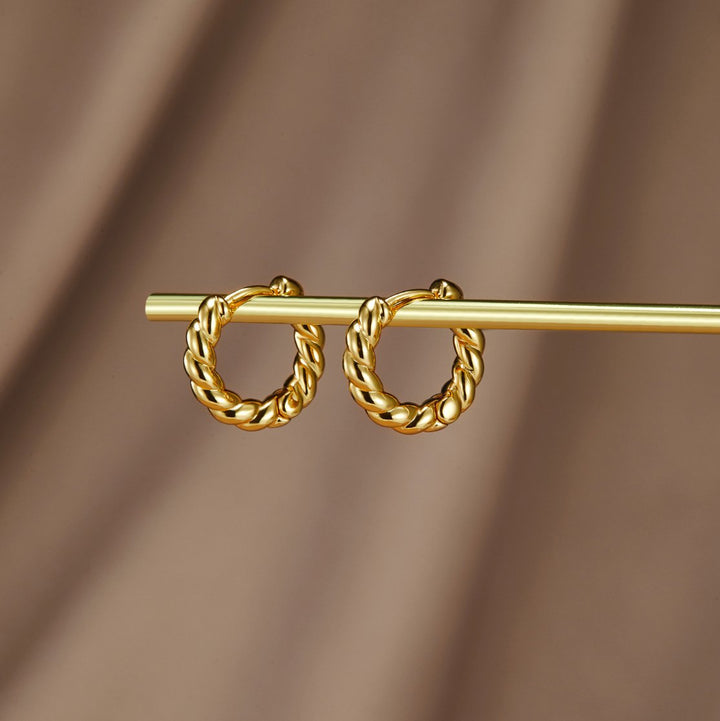 LUNA™ – GOLD TWIST EARRINGS