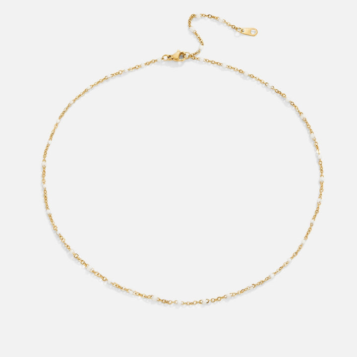 CLEAN™ – WHITE BEAD NECKLACE