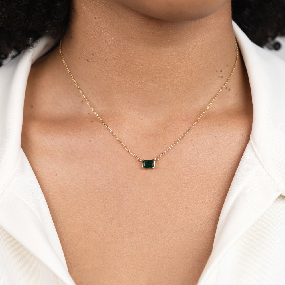 MONI™ – GREEN EMERALD NECKLACE