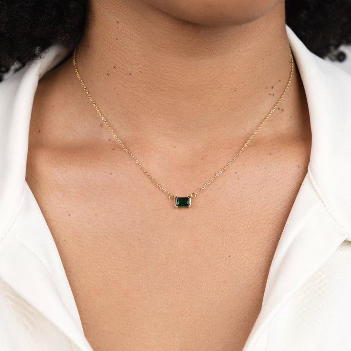 MONI™ – GREEN EMERALD NECKLACE