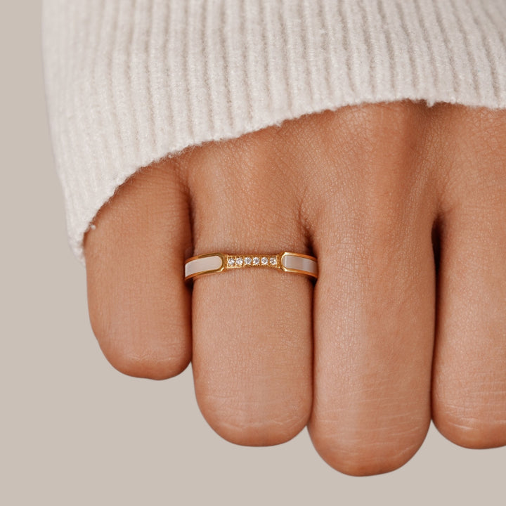 UNITY™ – PEARL & CRYSTAL RING