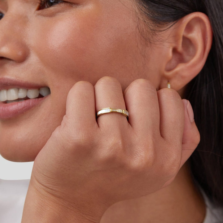UNITY™ – PEARL & CRYSTAL RING
