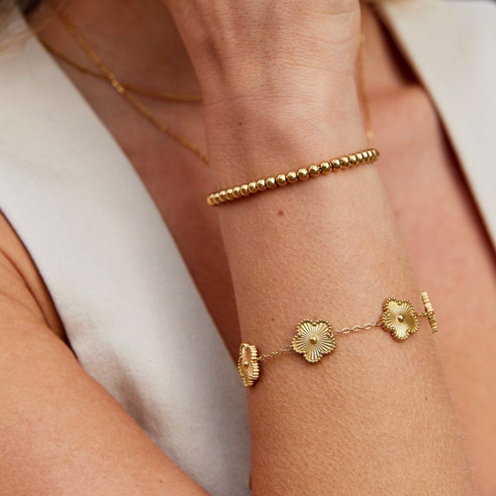 NILA™ – BEADED GOLD BRACELET