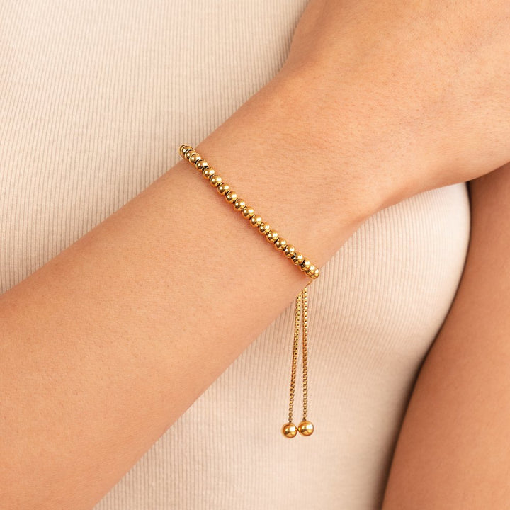 NILA™ – BEADED GOLD BRACELET
