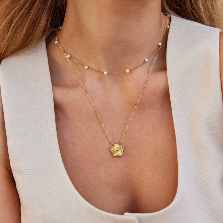PURE™ – GOLD PEARL NECKLACE