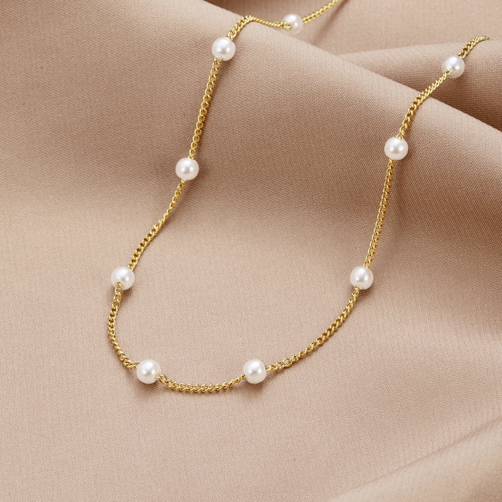 PURE™ – GOLD PEARL NECKLACE