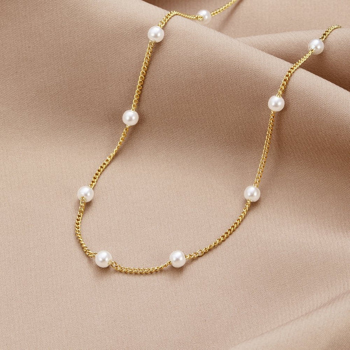 PURE™ – GOLD PEARL NECKLACE