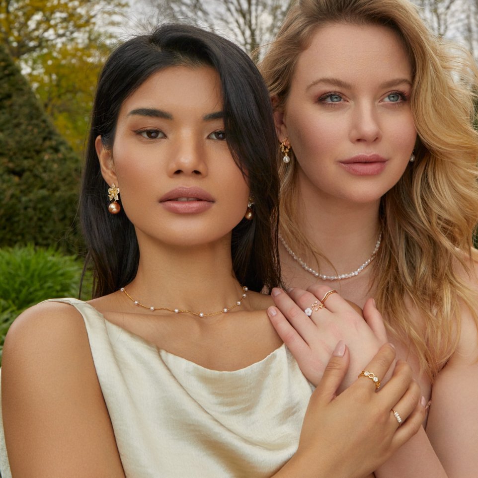 PURE™ – GOLD PEARL NECKLACE