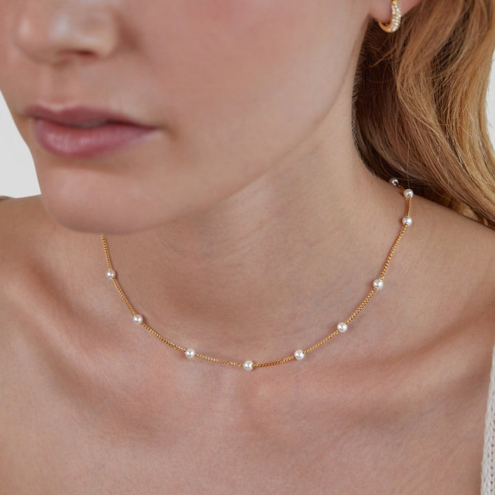 PURE™ – GOLD PEARL NECKLACE