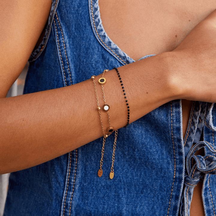 ONYX™ – WHITE STONE BRACELET