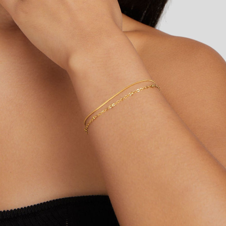 PIA™ – GOLD LAYERED BRACELET