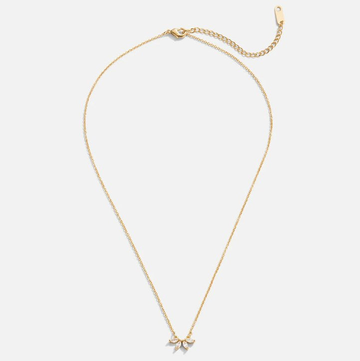 LUNA™ – CRYSTAL LEAF NECKLACE