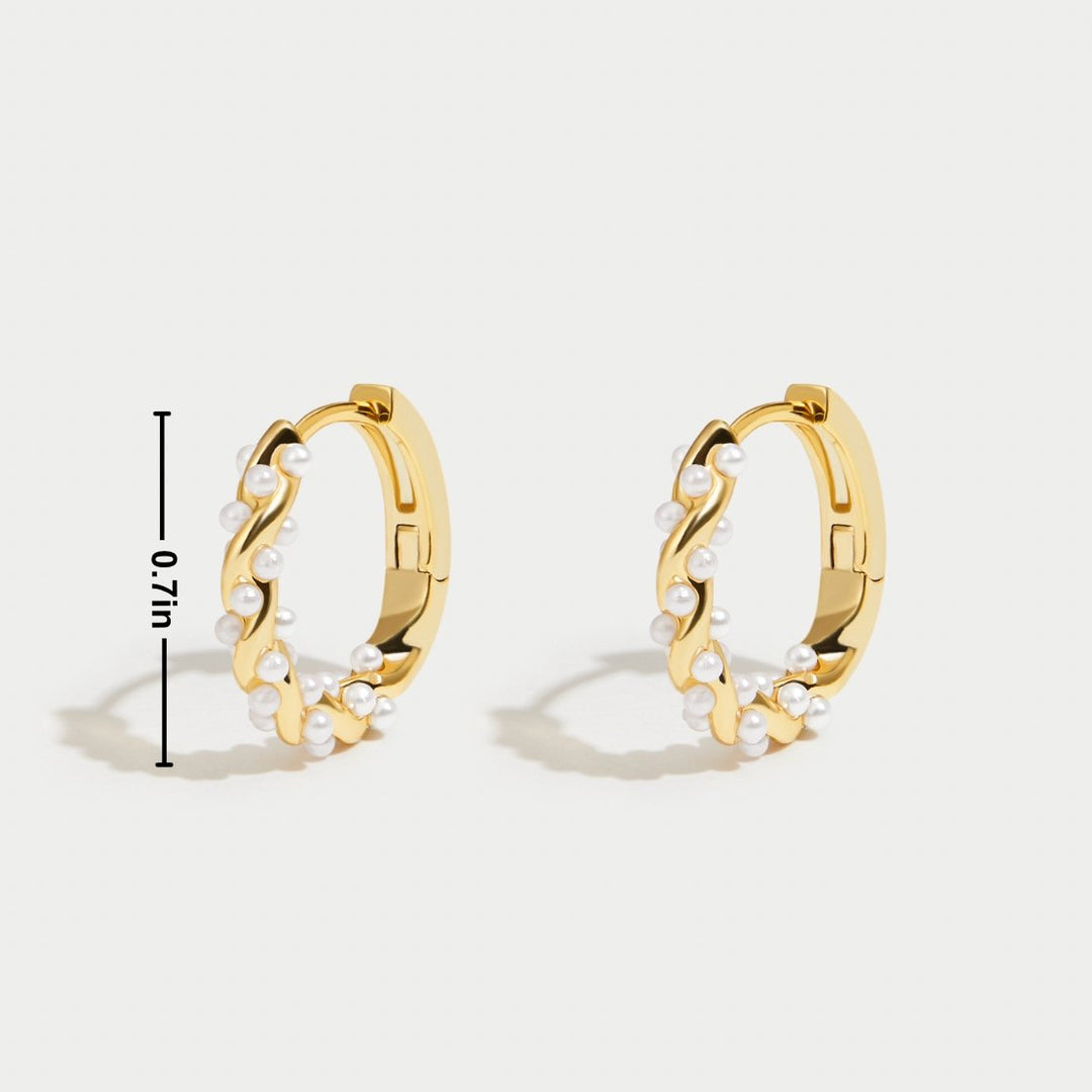VALE™ – PEARL HOOP EARRINGS