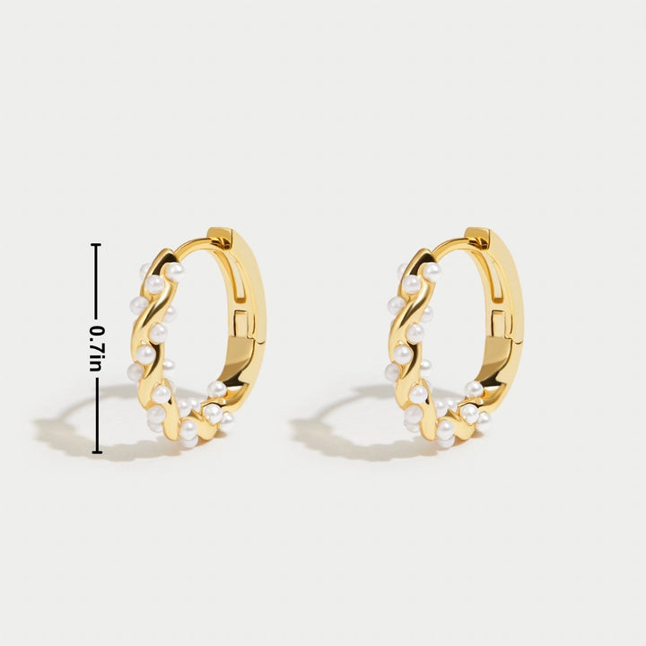 VALE™ – PEARL HOOP EARRINGS