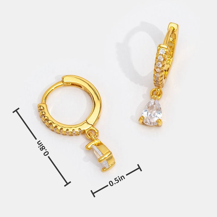 PREMIUM™ – CRYSTAL GOLD EARRINGS