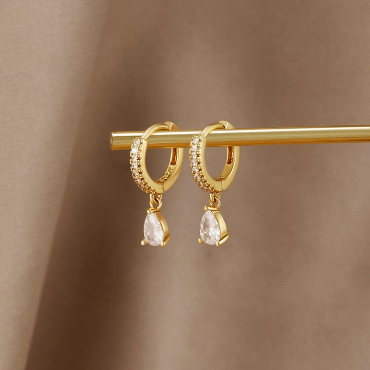 PREMIUM™ – CRYSTAL GOLD EARRINGS