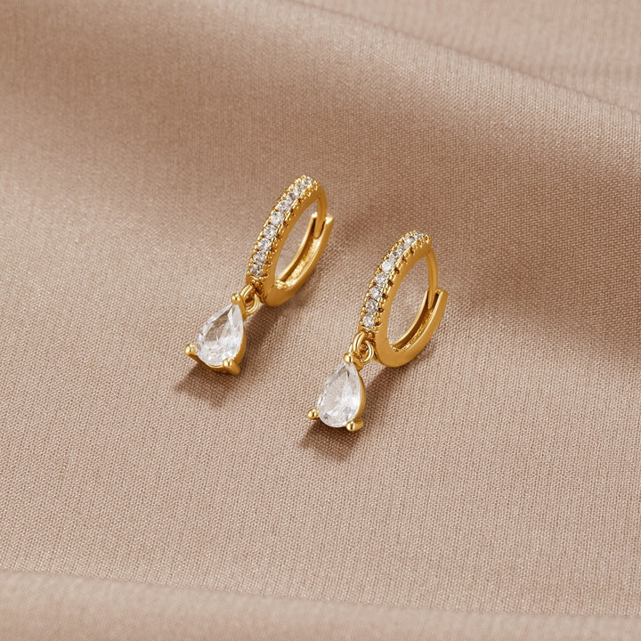 PREMIUM™ – CRYSTAL GOLD EARRINGS